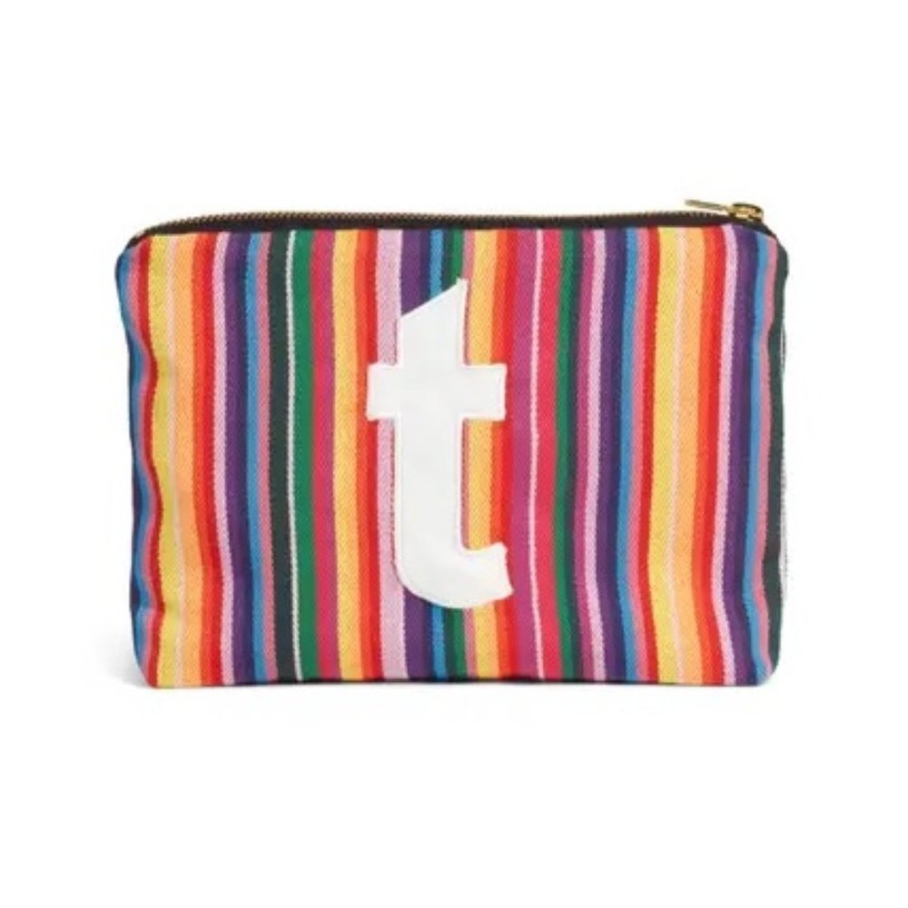 🎁 🛍3/$30🛍  Levtex Cabo Initial Zip Pouch